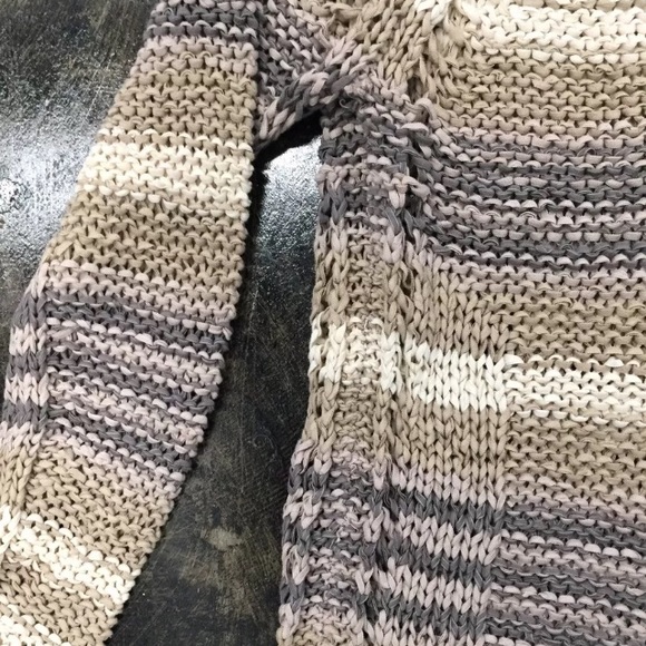 Free People (Medium) Cotton Open Knit Sweater EUC - Picture 5 of 7